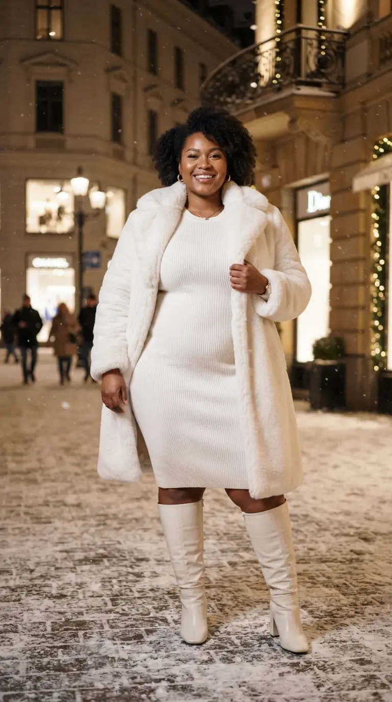 plus size all white outfits 3841