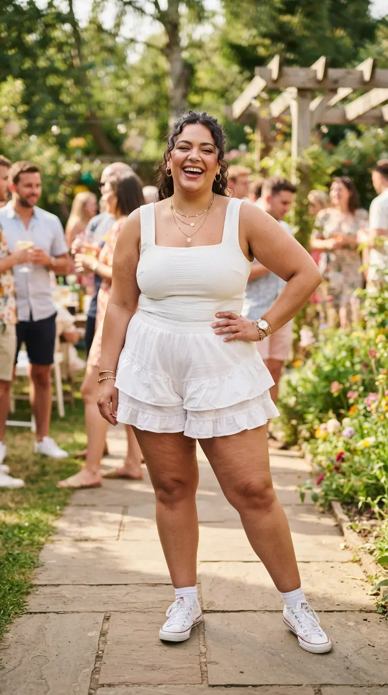 plus size all white outfits 3847