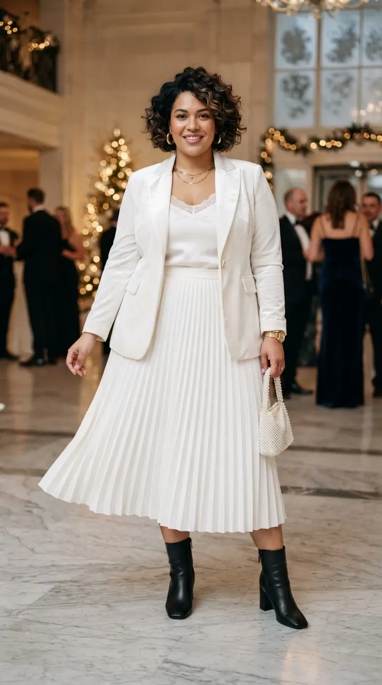 plus size all white outfits 3850