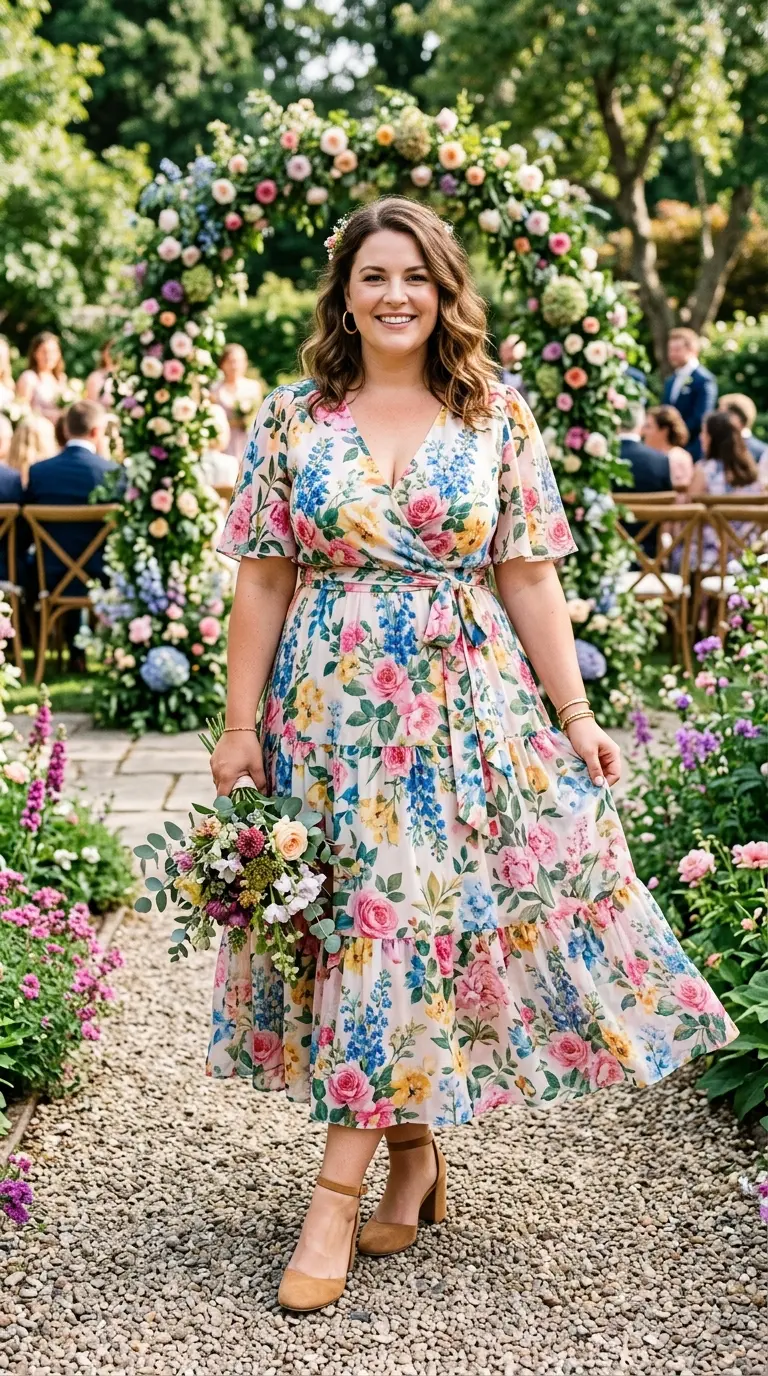 plus size garden party wedding guest outfits 379