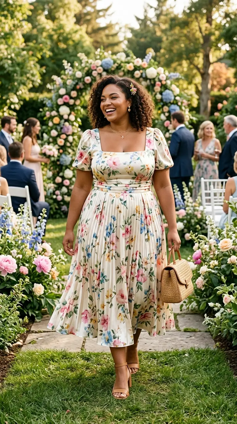 plus size garden party wedding guest outfits 387