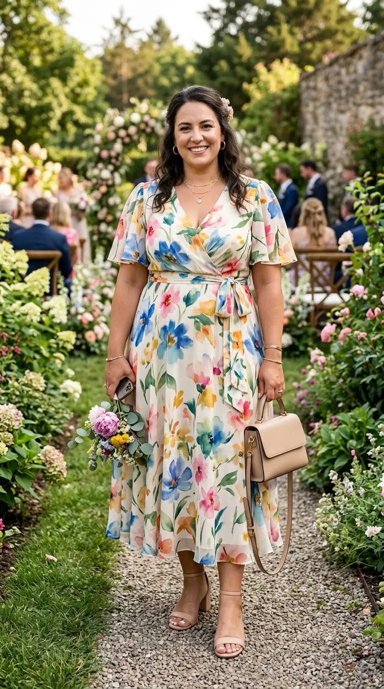 plus size garden party wedding guest outfits 388