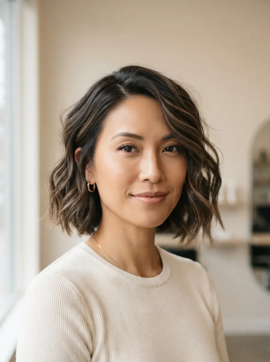 short bob hairstyles for dark thin fine hair 465
