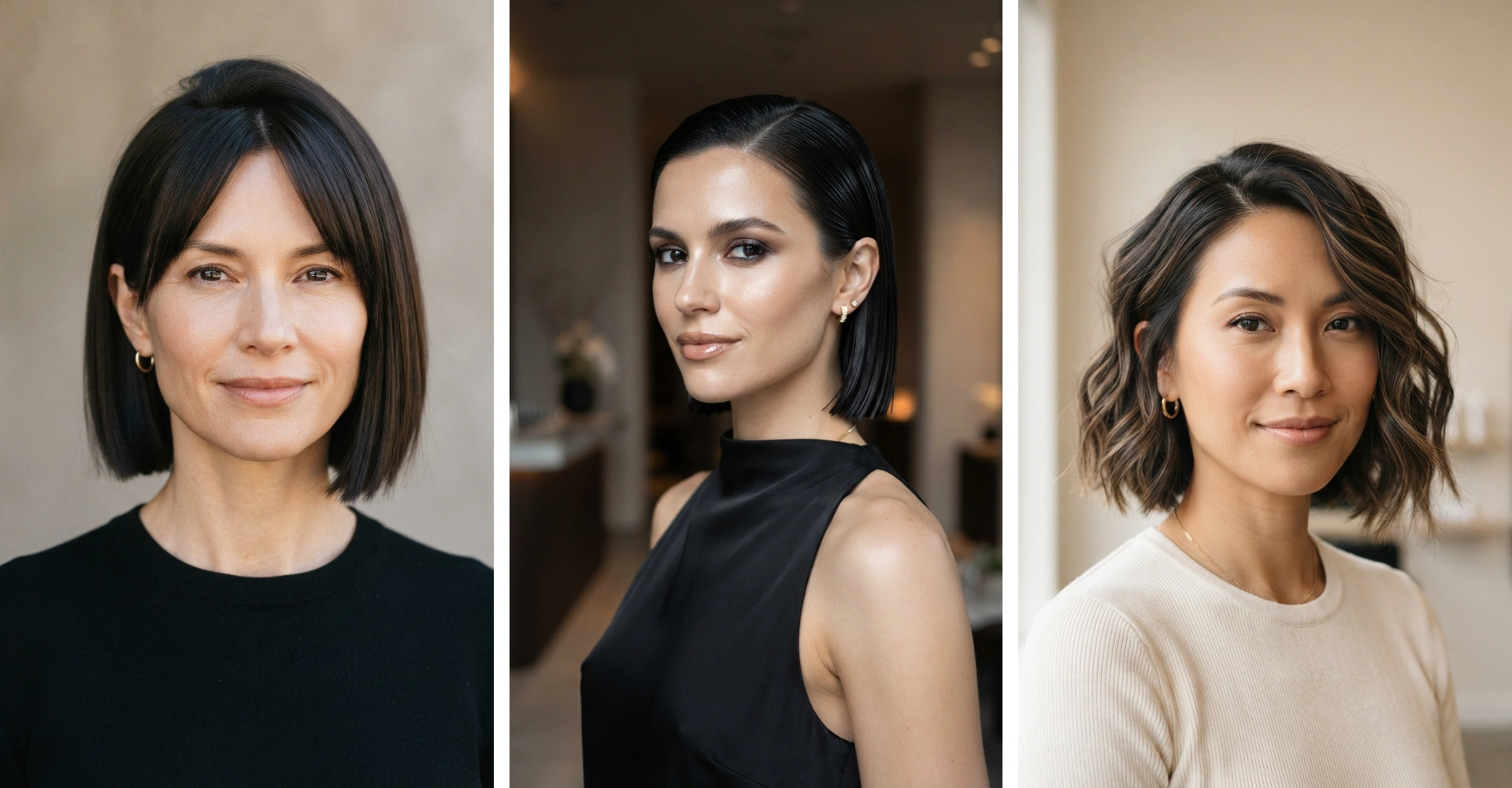 short bob hairstyles for dark thin fine hair 476 1