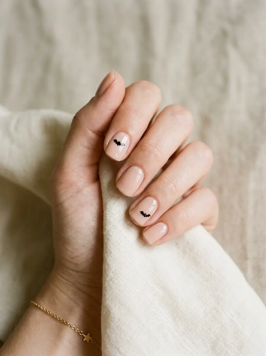 17 Short Halloween Nail Designs Ideas That Nail a Dreamy Aesthetic Style 11 short halloween nail designs ideas 3620