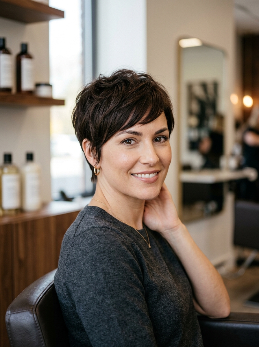 18 Short Pixie Cut Ideas for a Fresh, Stylish Makeover 3 short pixie cut ideas 734