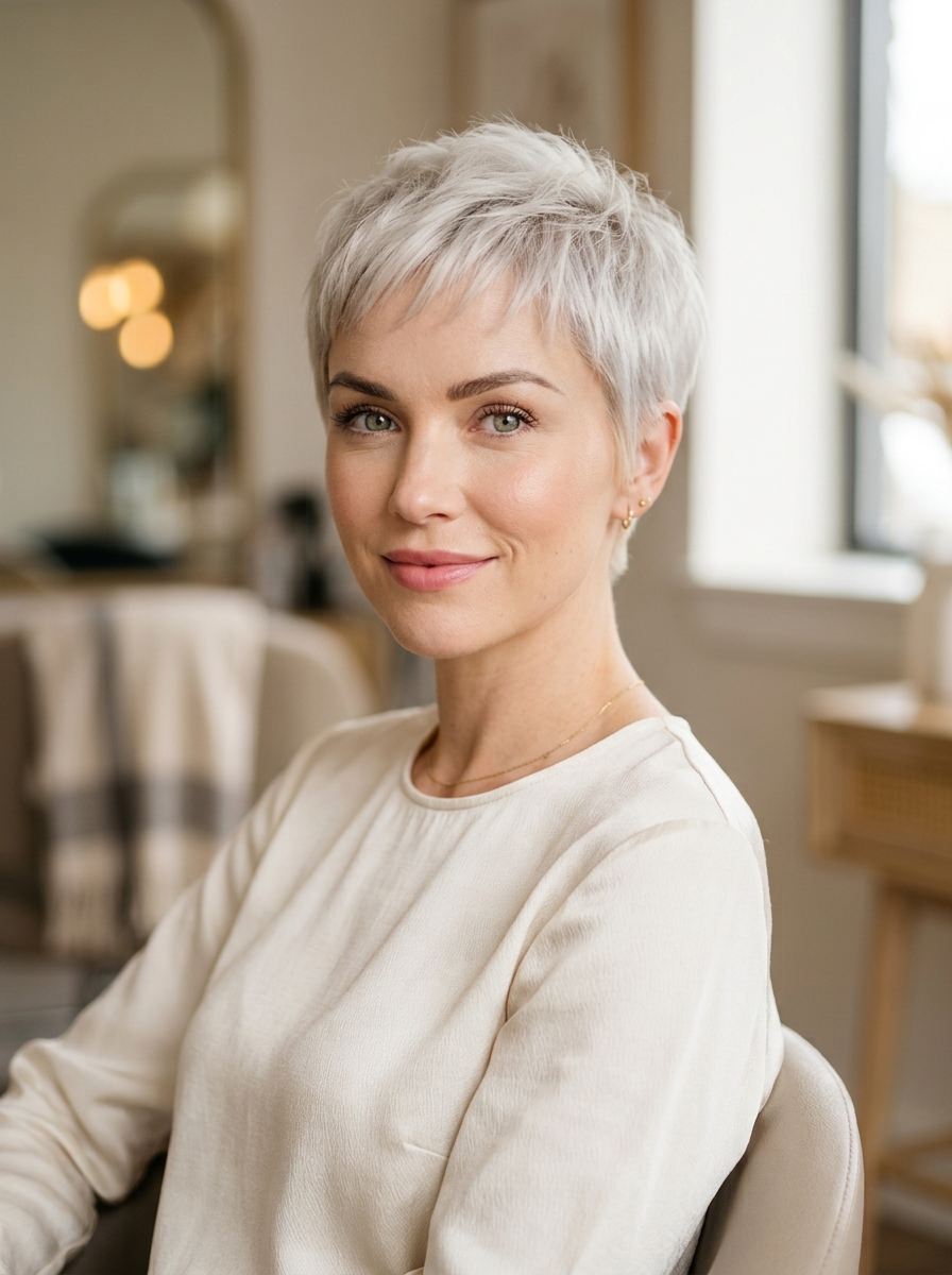 18 Short Pixie Cut Ideas for a Fresh, Stylish Makeover 9 short pixie cut ideas 740