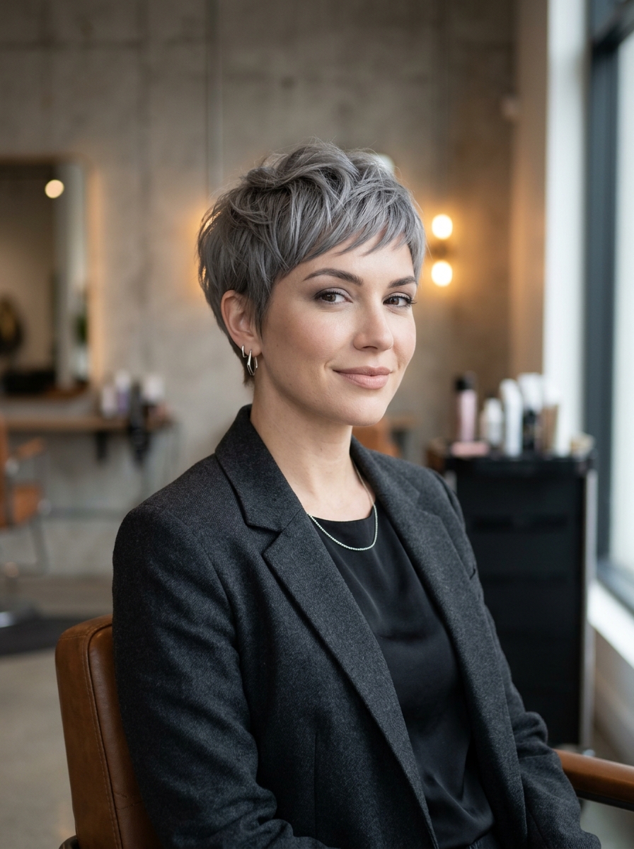 18 Short Pixie Cut Ideas for a Fresh, Stylish Makeover 17 short pixie cut ideas 745