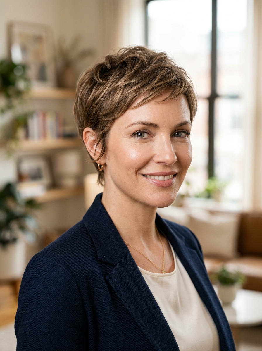 26 Short Pixie Haircuts for Thin Fine Hair 11 short pixie haircuts for thin fine hair 761