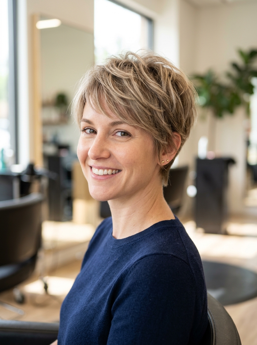26 Short Pixie Haircuts for Thin Fine Hair 14 short pixie haircuts for thin fine hair 764