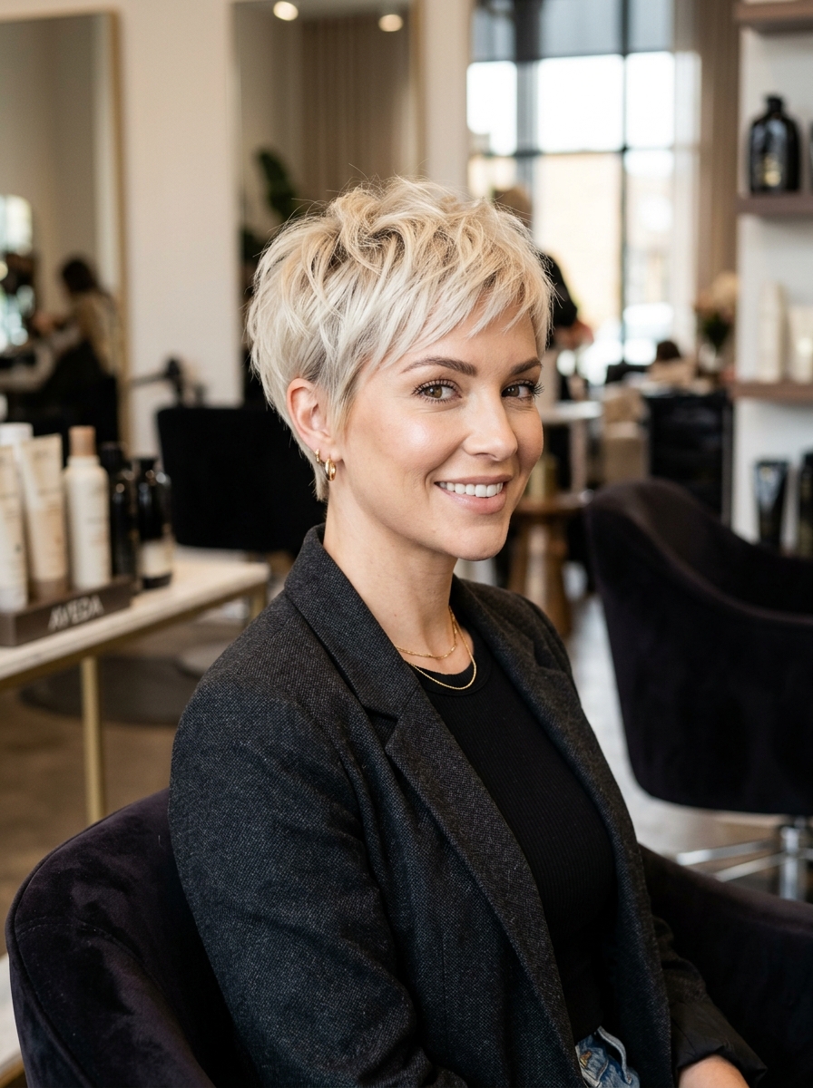 26 Short Pixie Haircuts for Thin Fine Hair 23 short pixie haircuts for thin fine hair 773