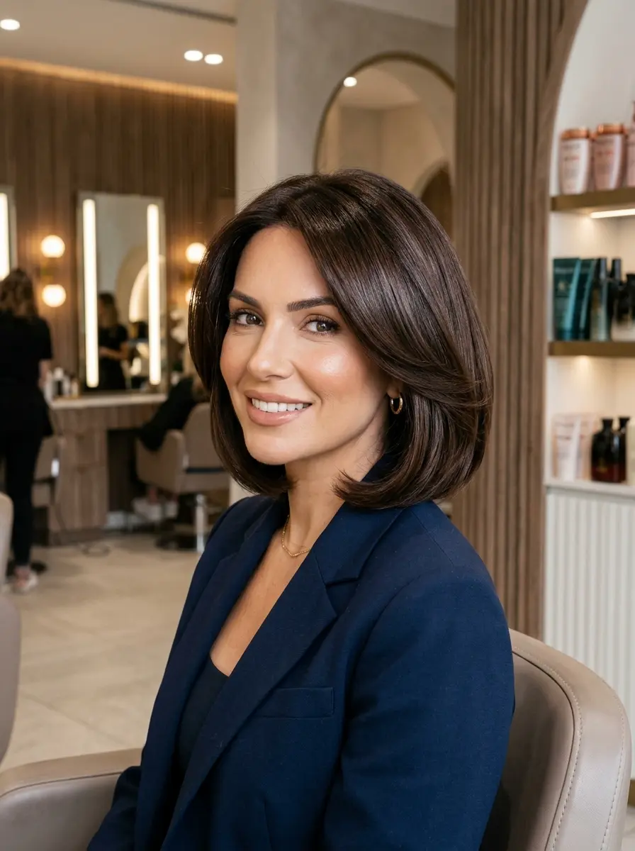 23 Soft Layered Bob Haircuts for a Fresh, Flattering Look 14 soft layered bob haircuts 692