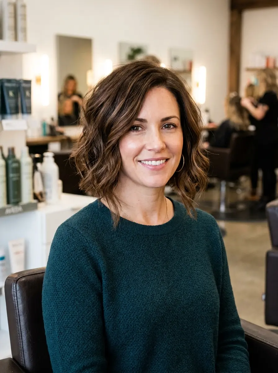 23 Soft Layered Bob Haircuts for a Fresh, Flattering Look 16 soft layered bob haircuts 694