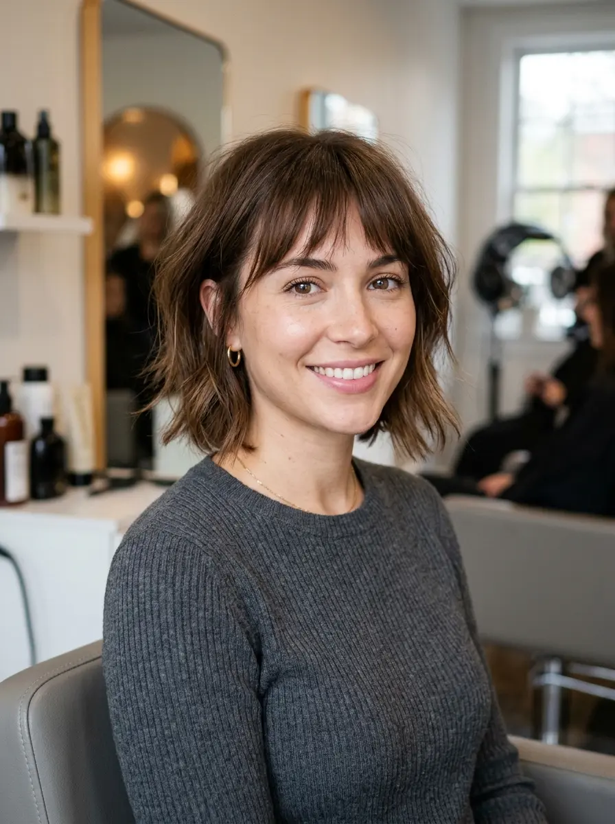 23 Soft Layered Bob Haircuts for a Fresh, Flattering Look 19 soft layered bob haircuts 697