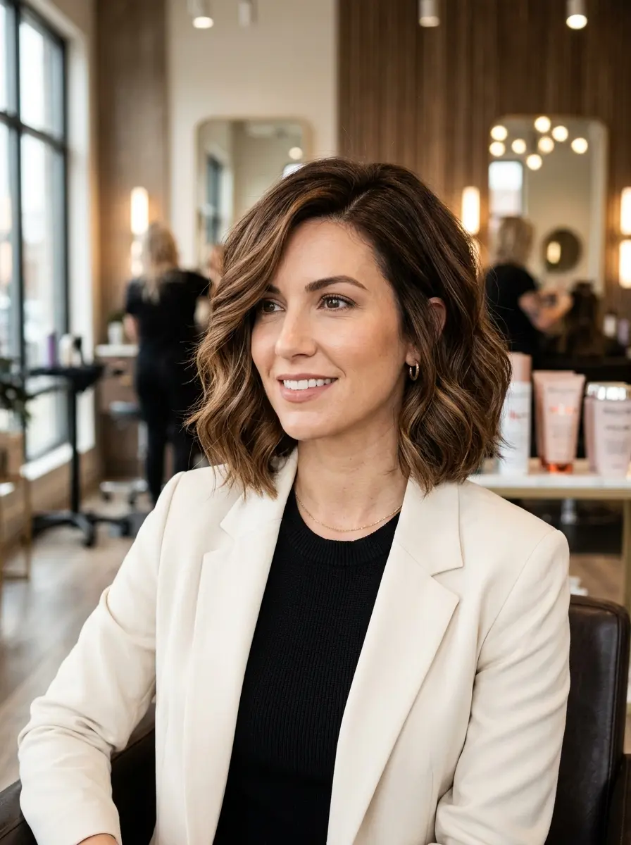 23 Soft Layered Bob Haircuts for a Fresh, Flattering Look 20 soft layered bob haircuts 698