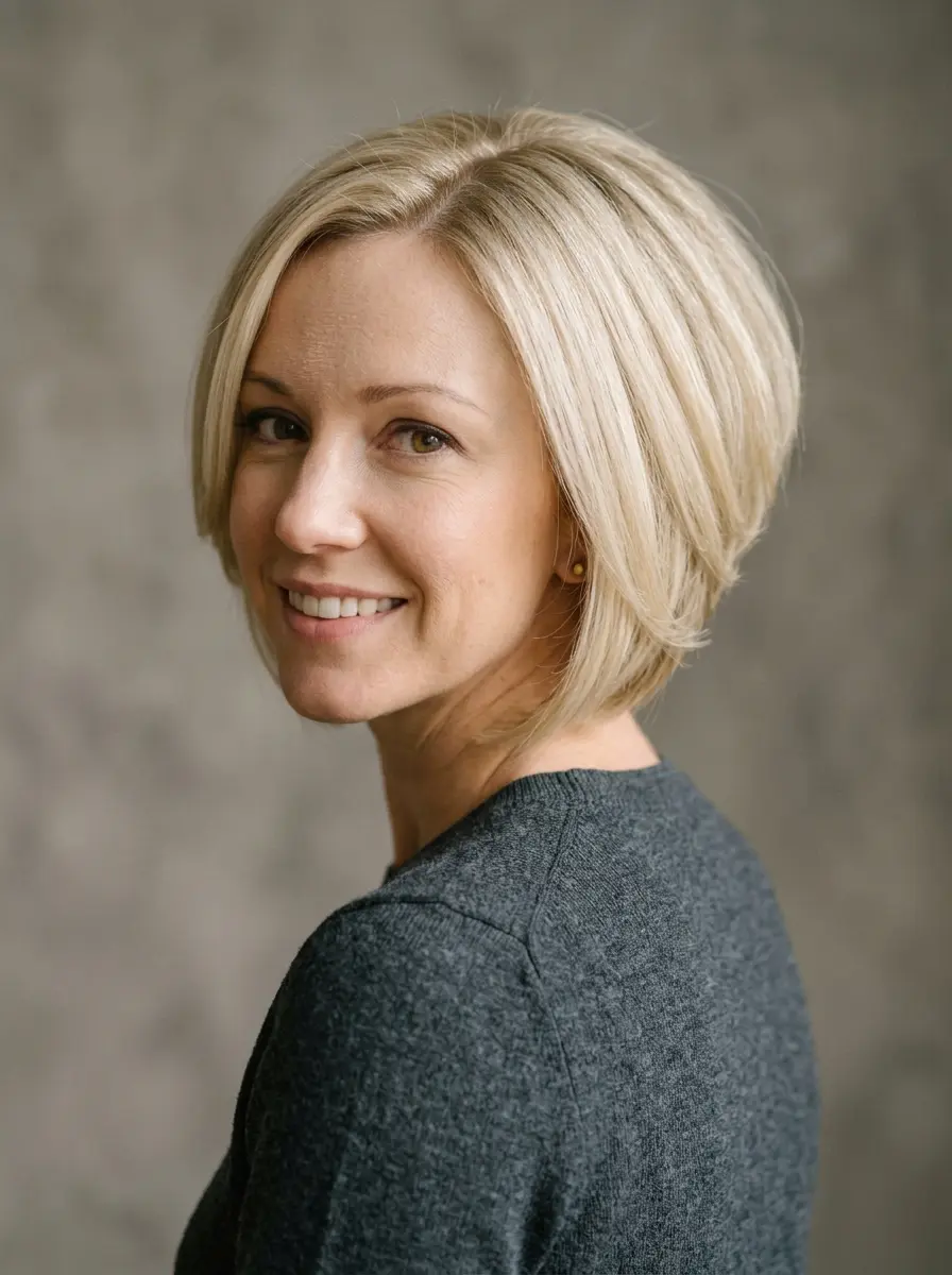 stacked bob hairstyles for fine hair 584