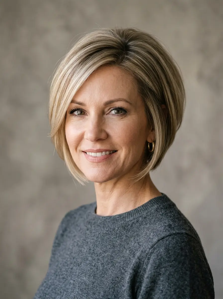 stacked bob hairstyles for fine hair 588