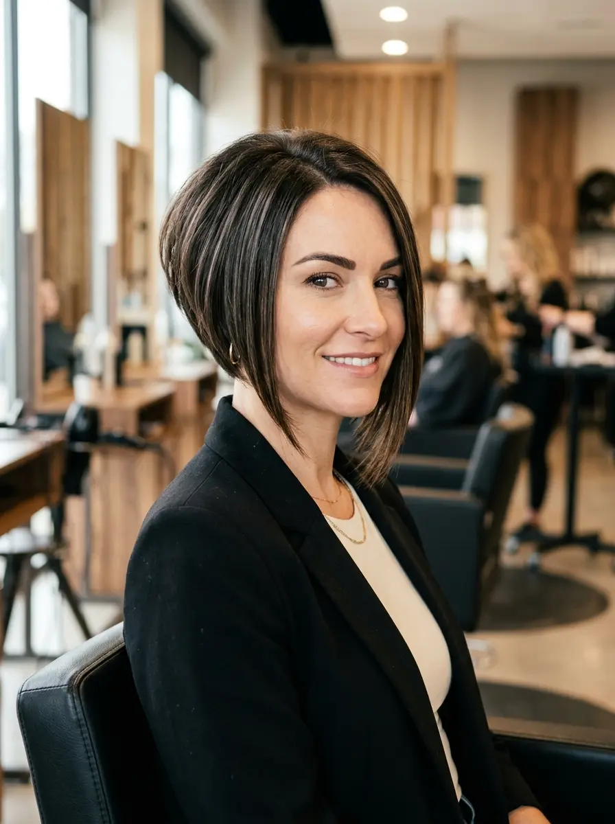 stacked bob hairstyles for fine hair 605