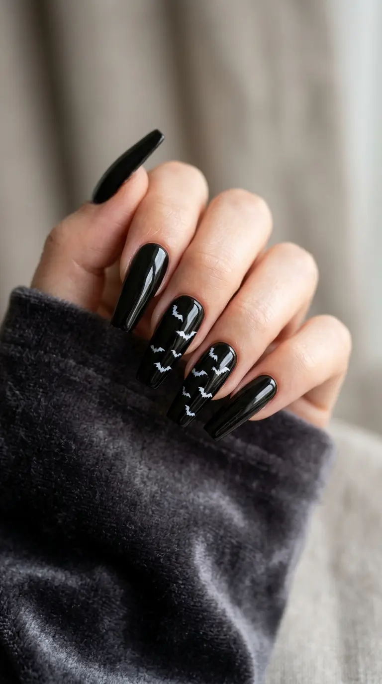 16 Trending Long Halloween Nail Designs Perfect for a Cool Effortless Look 11 trending long halloween nail designs 3637