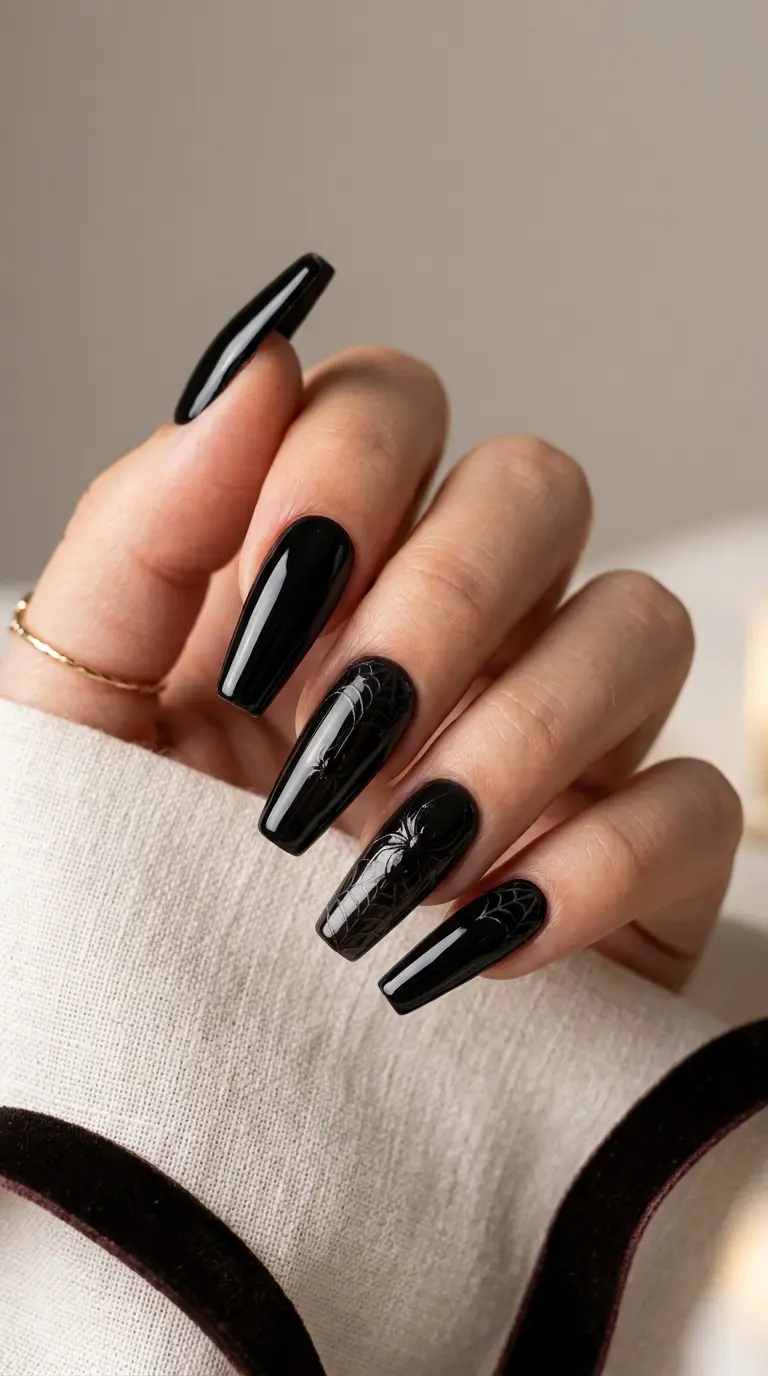 16 Trending Long Halloween Nail Designs Perfect for a Cool Effortless Look 14 trending long halloween nail designs 3640