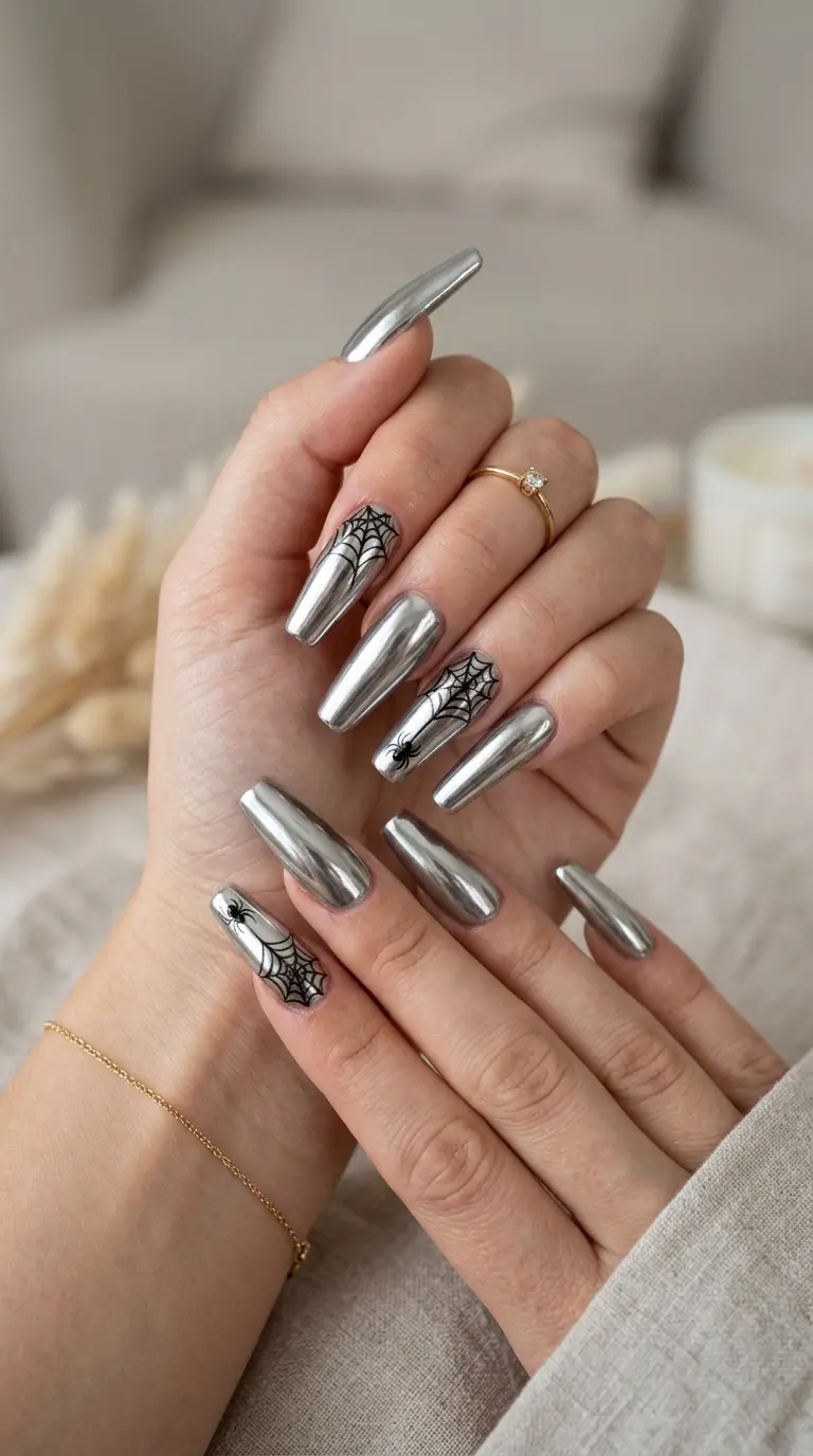 16 Trending Long Halloween Nail Designs Perfect for a Cool Effortless Look 15 trending long halloween nail designs 3641
