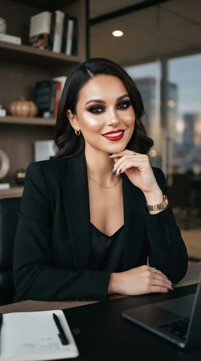 20 Trending Simple Halloween Makeup for Work Perfect for a Flirty Fun Night-Out Look 10 trending simple halloween makeup for work 3338