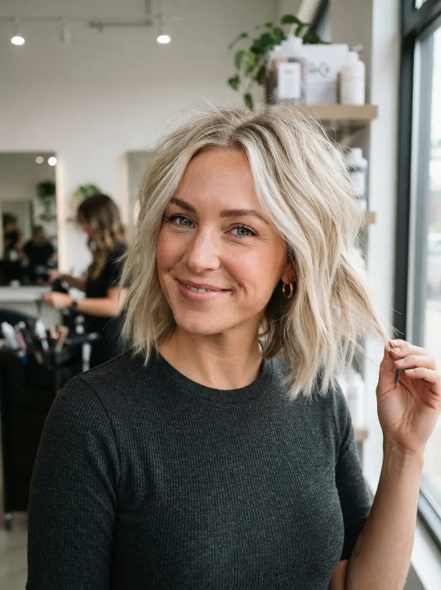 21 Volumizing Choppy Bob Hairstyles for Fine Hair 16 volumizing choppy bob hairstyles for fine hair 509