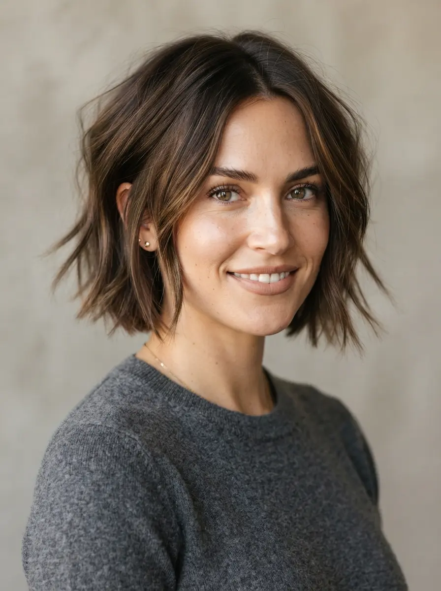 21 Volumizing Choppy Bob Hairstyles for Fine Hair 17 volumizing choppy bob hairstyles for fine hair 510